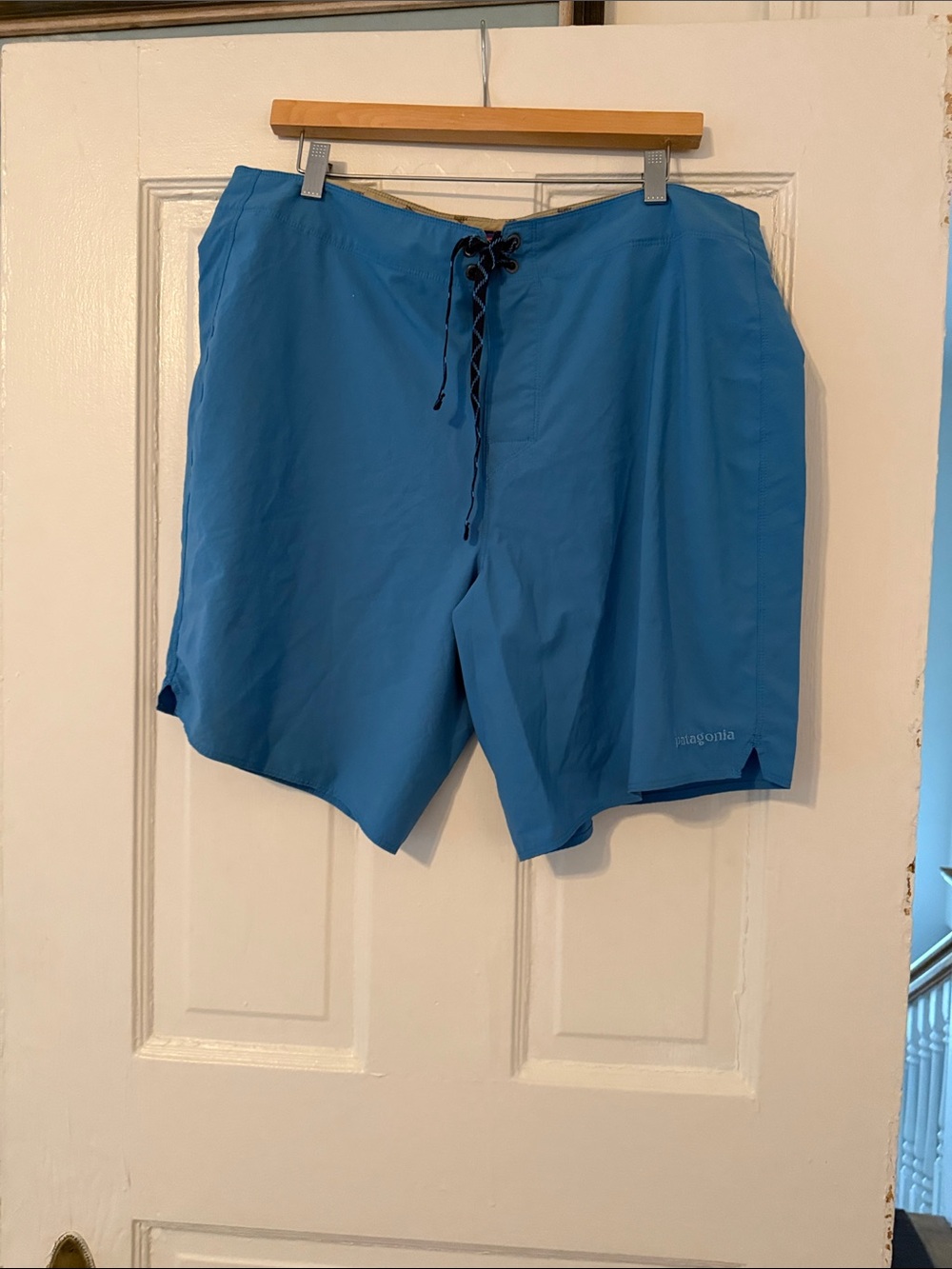 Patagonia Men’s Blue Lace-Up Active Board Shorts 38